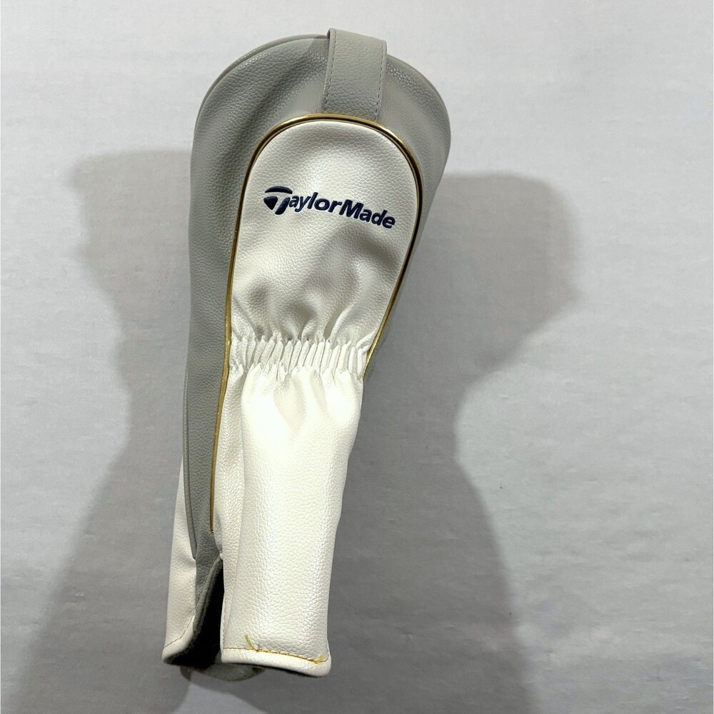 TaylorMade Kalea Gold Driver Head Cover White Gray Authentic